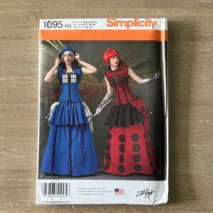 Simplicity 1095 Adult Costume Sewing Pattern uncut sizes 6-14